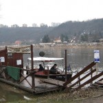 A ferry across the Vltava