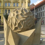 Sand sculpture in Brno